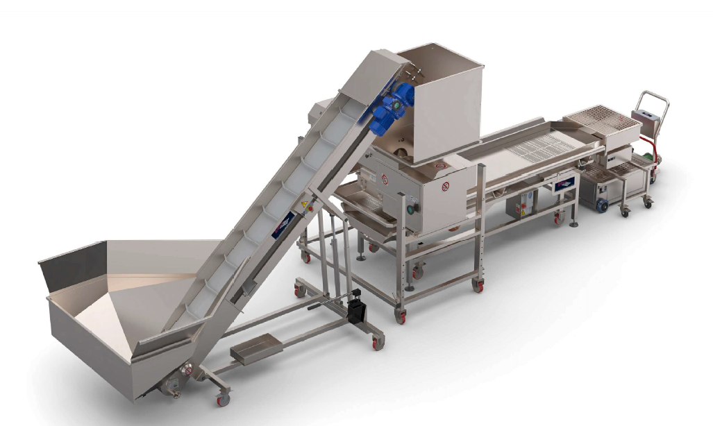 LIGNE COMPLETE 100X100 | Schiélé Table de tri vibrante (Marque CMA) Mulhouse 0