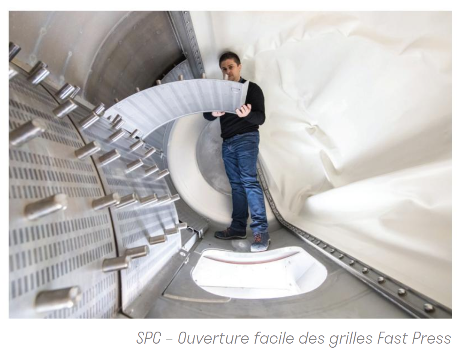 Pressoir SPC 240-600hl &#8211; Cage fermée (PERA-PELLENC) Wittelsheim 1