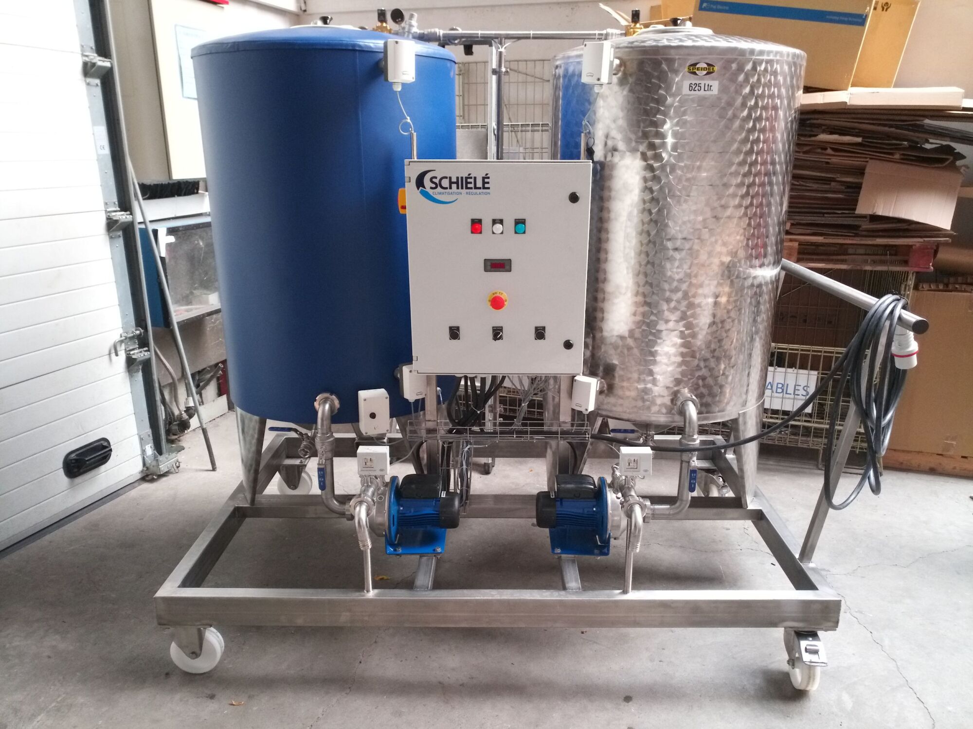 Skid eau chaude (fabrication Schiélé) Mulhouse 0