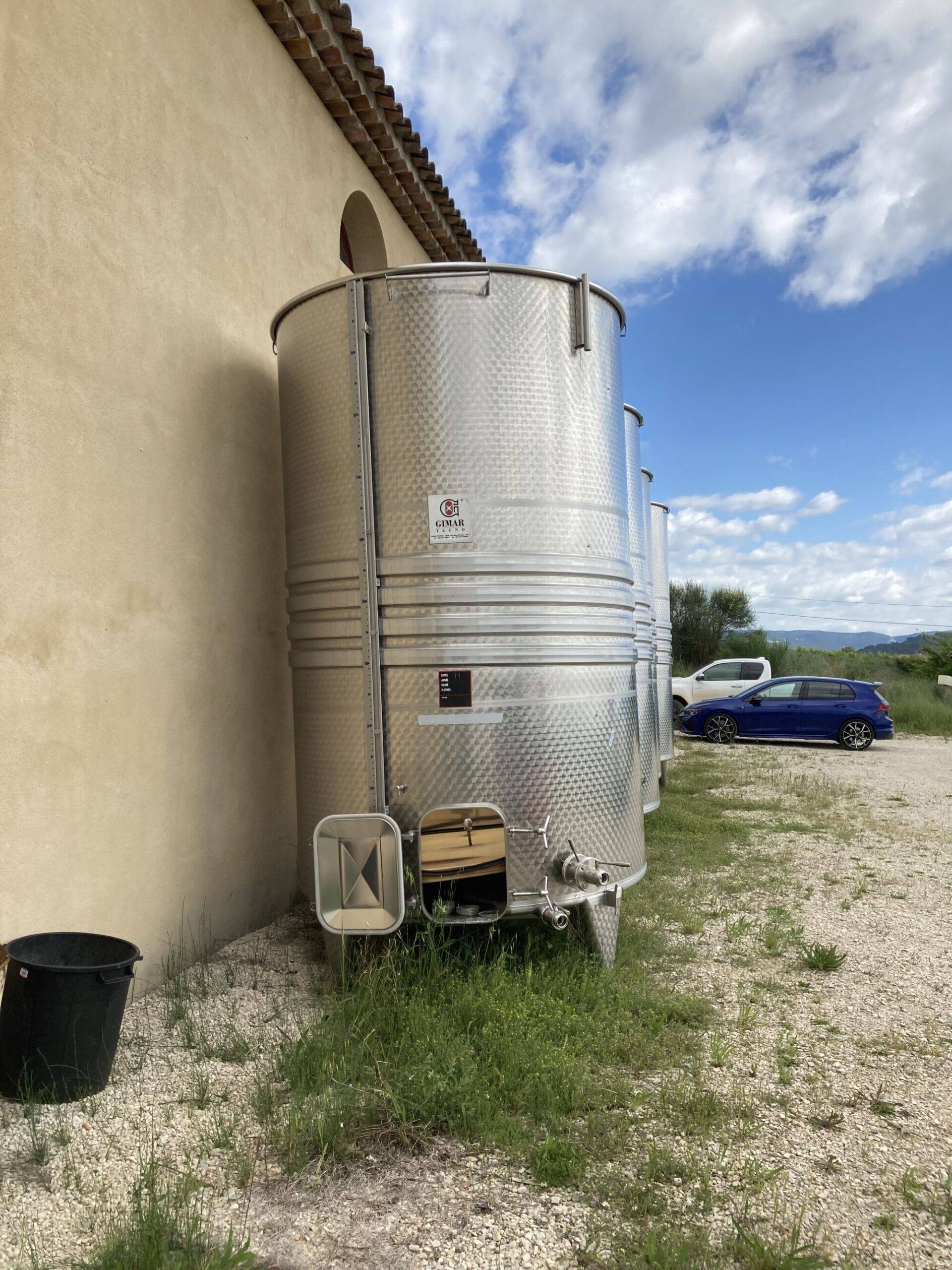 Cuve plafond mobile GIMAR 100hl Colmar 0